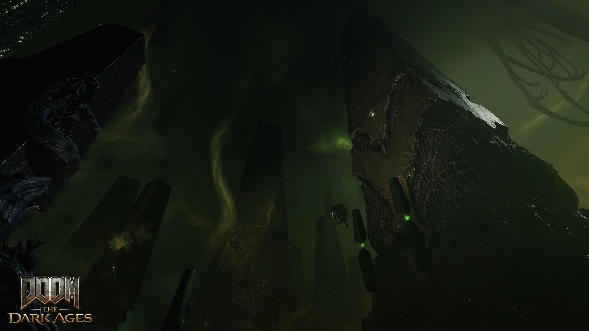 DOOM The Dark Ages епічна темна сцена перед битвою
